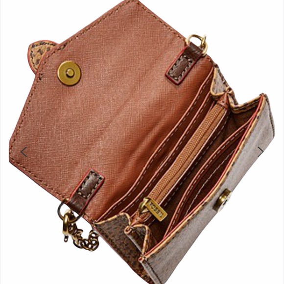 Fossil Blake On A String Animal Print Wallet - Picture 4 of 5